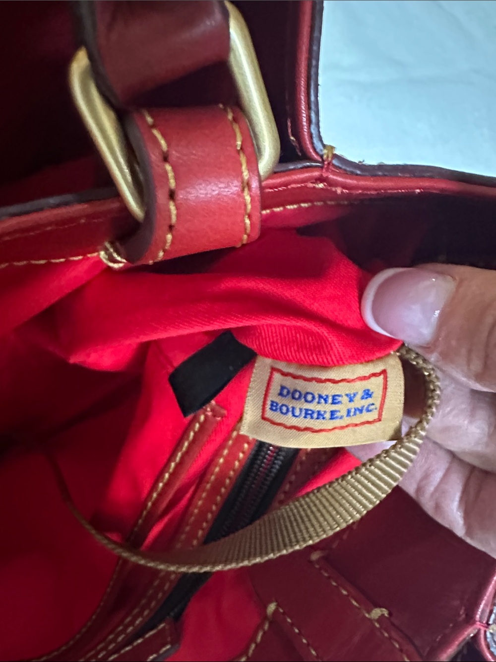 DOONEY and BOURKE red Barlow❤️ - Picture 12 of 15